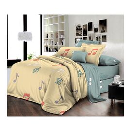 Постільна білизна MirSon Бязь 17-0421-1 Music 143х210 (2200004091921)