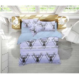 Постільна білизна MirSon Бязь 17-0514 Noble deers Полуторний (2200003639865)