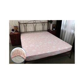 Простынь Руно бязь на резинке Beige Star 160х200 см (500.114У_Beige star)