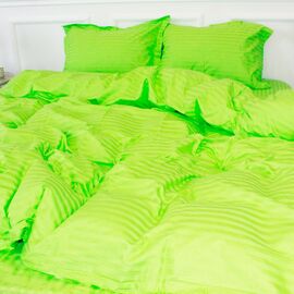 Пододеяльник MirSon Satin Stripe 30-0016 Light Green 110х140 см (2200005253786)