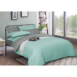 Пододеяльник MirSon Satin Stripe 30-0014 + 30-0010 Airy 143х210 см (2200005260616)