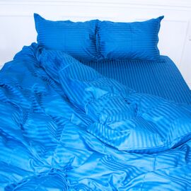 Пододеяльник MirSon Satin Stripe 30-0019 Blue 160х220 см (2200005255063)