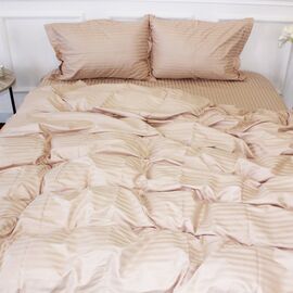 Пододеяльник MirSon Satin Stripe 30-0004 Cream 175х210 см (2200005248768)