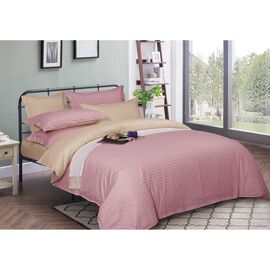 Пододеяльник MirSon Satin Stripe 30-0007 + 30-0004 Evanjalin 175х210 см (2200005257234)