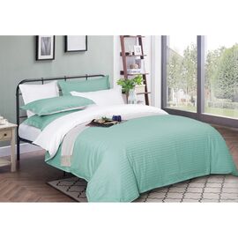 Пододеяльник MirSon Satin Stripe 30-0014 + 30-0001 Garbine 200х220 см (2200005260043)