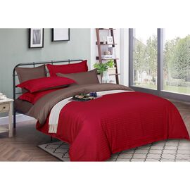 Пододеяльник MirSon Satin Stripe 30-0018 + 30-0006 Brendon 200х220 см (2200005263044)