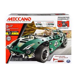 Конструктор Meccano Engineering and robotics Родстер Кабриолет 5 в 1 Инерции (6040176)
