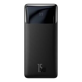 Батарея универсальная Baseus Bipow 20000mAh, 15W, USB-C/3A, 2*USB-A/3A(max.), +cable, black (PPBD050101)