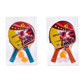Игровой набор A-Toys Теннис настольный: 2 ракетки, 3 мячика, в слюде (E33339)