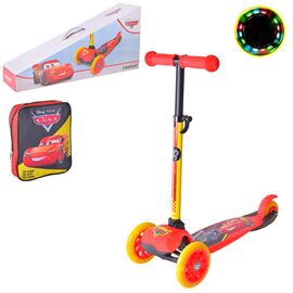 Самокат A-Toys Cars, PU, LED, складання (LS2114)