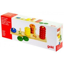 Розвиваюча іграшка Goki Пирамидка Учимся считать (58941)