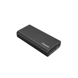 Батарея универсальная Energizer 20000 mAh, Li-pol, PD/20W, QC/3.0, Type-C/micro-USB, USB*2, black (UE20012PQ_BK)