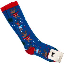 Шкарпетки BNM махрові новорічні (M1C0501-0035-11-blue)
