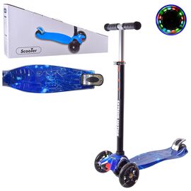 Самокат A-Toys PU, LED синій (SC22072)