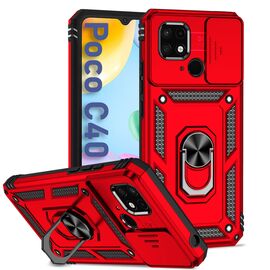 Чохол до моб. телефона BeCover Military Poco C40 Red (708205)