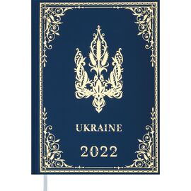 Еженедельник Buromax датированный 2023 UKRAINE, A5, голубой (BM.2128-14)
