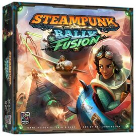 Настольная игра Roxley Game Laboratory Steampunk Rally Fusion (Стимпанк Ралли Распад, Английский) (9781988884066)