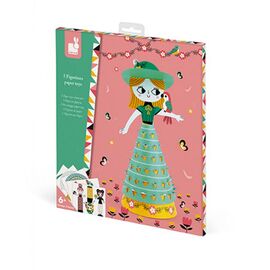 Набор для творчества Janod 3D куклы из бумаги (J07786)