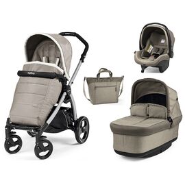 Коляска Peg-Perego 3 в 1 Кремовая Book Plus Pop Up Cream (PACK03-00000000005)