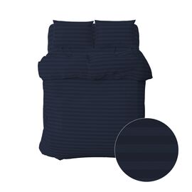 Постельное белье Home Line "Страйп 2х2" (синий) евро (169187)