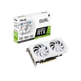 Видеокарта ASUS GeForce RTX3060Ti 8Gb DUAL OC GDDR6X WHITE (DUAL-RTX3060TI-O8GD6X-WHITE)