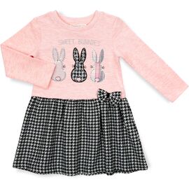 Платье POP FASHION с кроликами (6673-116G-peach)