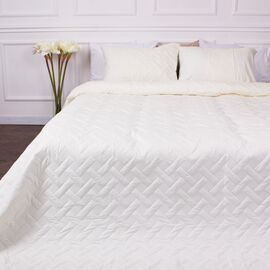 Покрывало MirSon набор Deep Line №7100 Egret покрывало 150х210+2 наволочки 50х70 (2200005622773)