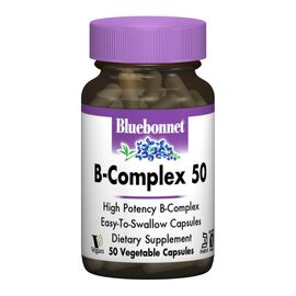 Витамин Bluebonnet Nutrition В-Комплекс 50, 50 гелевых капсул (BLB0410)
