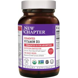 Витамин New Chapter Ферментированный витамин D3, Fermented Vitamin D3, 30 табле (NC0262)