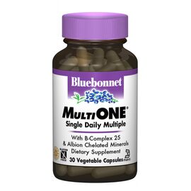 Мультивитамин Bluebonnet Nutrition Мультивитамины с железом, MultiONE, 30 гелевых капсул (BLB0126)