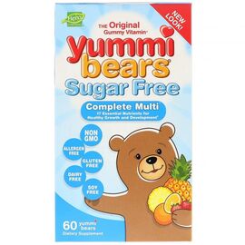 Мультивитамин Hero Nutritional Products Мультивитамины для детей без сахара, со вкусом натурал (HNP-68357)