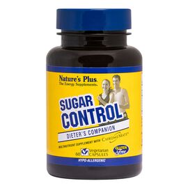 Витаминно-минеральный комплекс Natures Plus Блокатор Сахара, Sugar Control, 60 гелевых капсул (NTP4711)