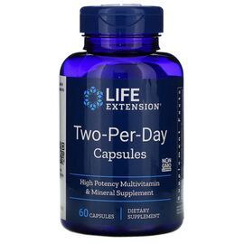 Мультивітамін Life Extension Мультивітаміни Двічі в День, Two-Per-Day, 60 капсул (LEX-23176)