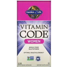 Мультивітамін Garden of Life Мультивітаміни для Жінок, Vitamin Code, 120 вегетаріанських (GOL-11366)
