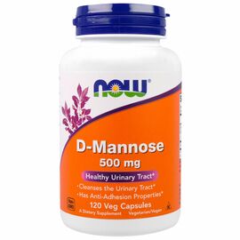 Витамин Now Foods D-Манноза 500мг, 120 гелевых капсул (NOW-02811)