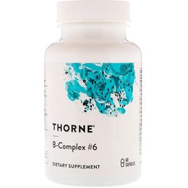 Витамин Thorne Research В-Комплекс №6, B-Complex 6, 60 капсул (THR-10603)
