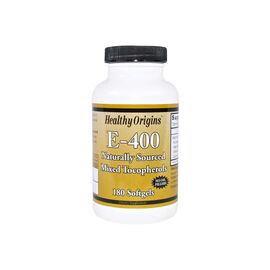 Вітамін Healthy Origins Вітамін Е, Суміш токоферолу, Vitamin E 400 МО, 180 капсул (HO15145)