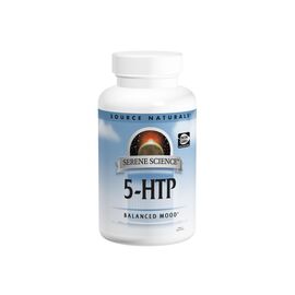 Аминокислота Source Naturals 5-HTP (Гидрокситриптофан), 100мг, Serene Science, 60 капсул (SN1695)