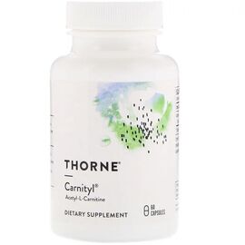 Аминокислота Thorne Research Ацетил-L-карнитин, Carnityl, 60 капсул (THR-52002)