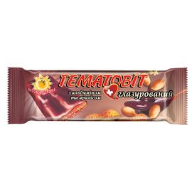 Витаминно-минеральный комплекс Вітапак Гематовит в глазури с альбумином и арахисом 40гр