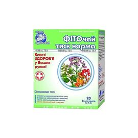 Травы Ключі здоров'я Фиточай № 6 фито давление-норма ф/п 1,5г №20