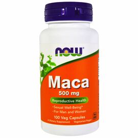Травы Now Foods Перуанская Мака 500мг, 100 вегетарианских капсул (NOW-04721)