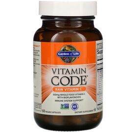 Витамин Garden of Life Сырой Витамин С, RAW Vitamin C, 60 вегетарианских капсул (GOL-11381)