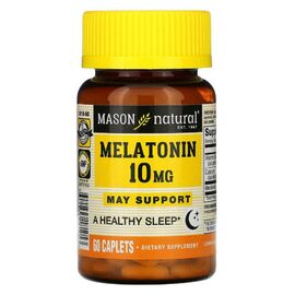 Аминокислота Mason Natural Мелатонин 10 мг, Melatonin, 60 каплет (MAV18105)