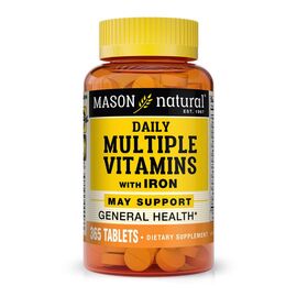 Мультивитамин Mason Natural Мультивитамины с железом на каждый день, Daily Multiple Vita (MAV00003)