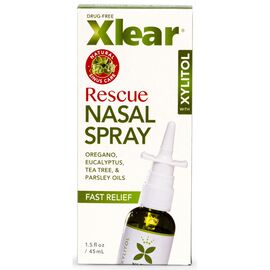 Минералы Xlear Спасение назальный спрей с ксилитом и эфирными маслами 45 мл (700596010093)