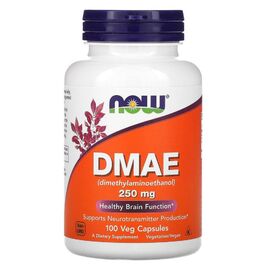 Аминокислота Now Foods DMAE (диметиламиноэтанол) 250мг, 100 вегетарианских капсул (NOW-03090)