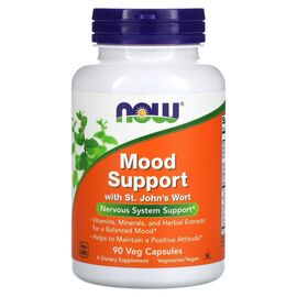 Витаминно-минеральный комплекс Now Foods Поддержка настроения со зверобоем, Mood Support with St. John's Wort, (NOW-03351)