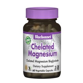Минералы Bluebonnet Nutrition Хелатный Магний, Albion, 60 гелевых капсул (BLB0682)