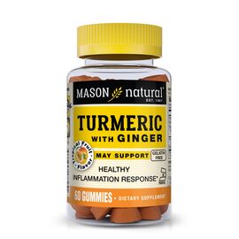 Травы Mason Natural Куркума с имбирем, вкус тропических фруктов, Turmeric with Ging (MAV17825)
